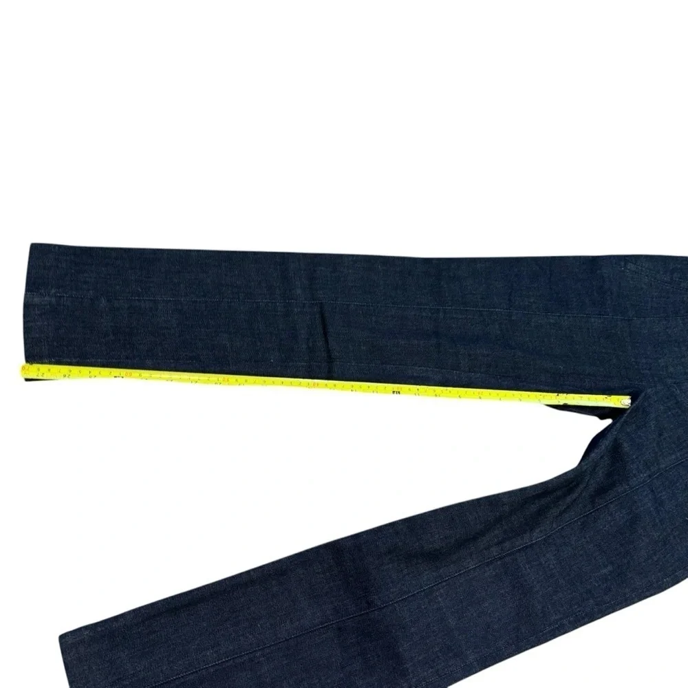 Tory Burch Navy Blue Straight Leg Denim Slacks Jeans Women’s 24 Preppy Old Money